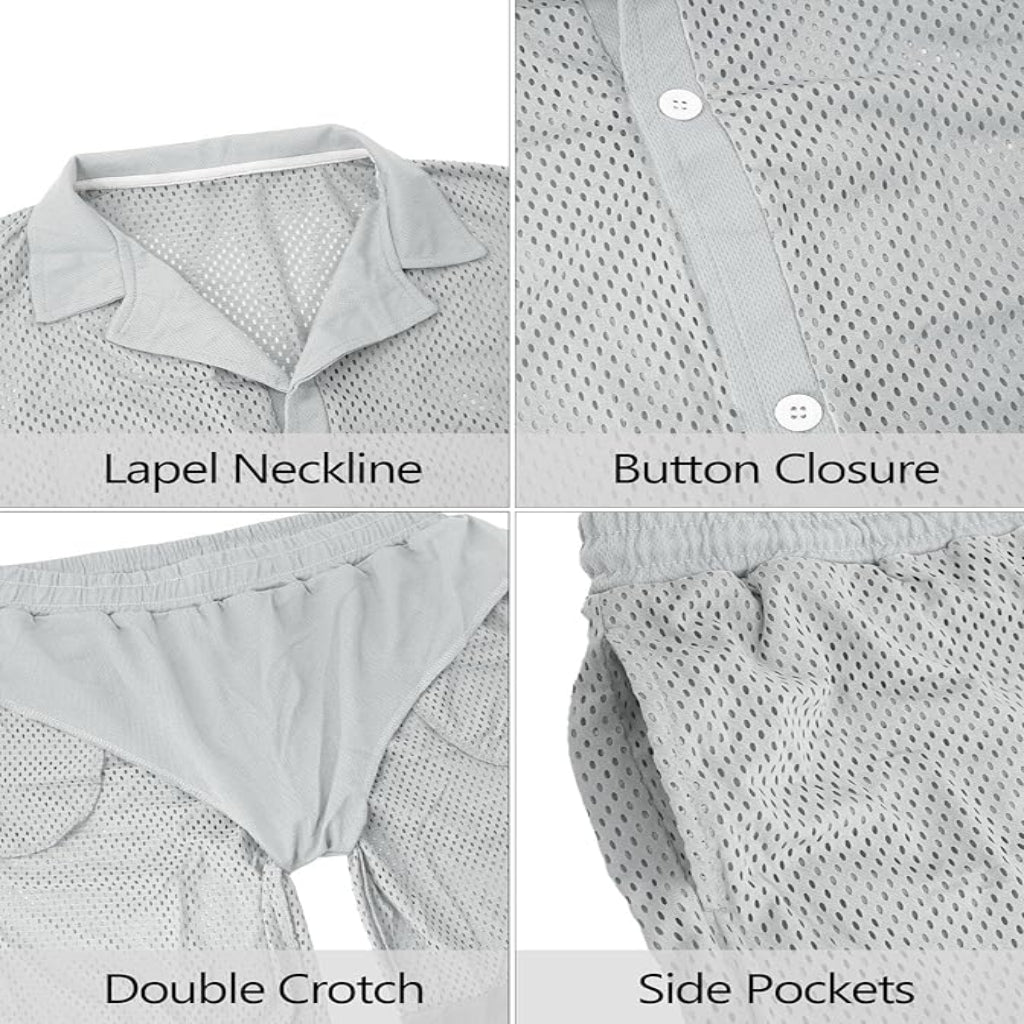 Men's Mesh Loungewear Set