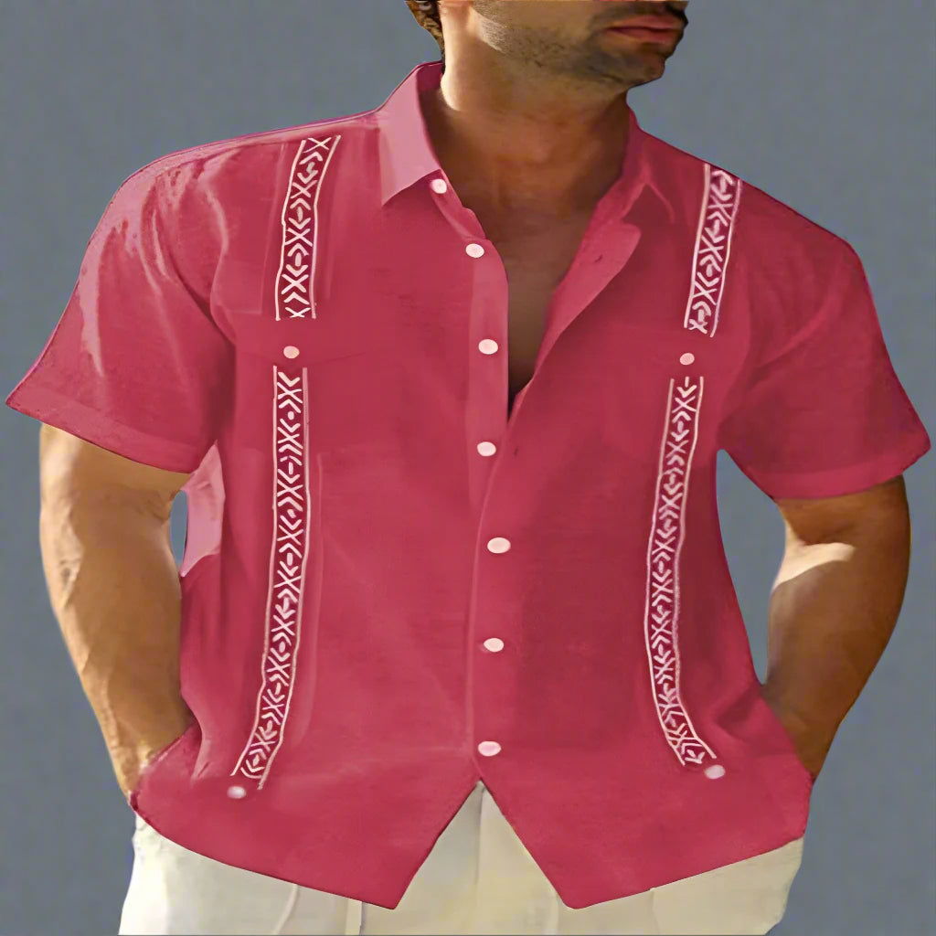 Casual Guayabera Shirt - Look Authority