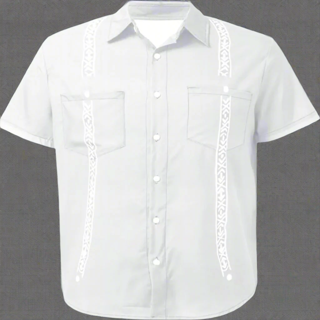 Casual Guayabera Shirt - Look Authority