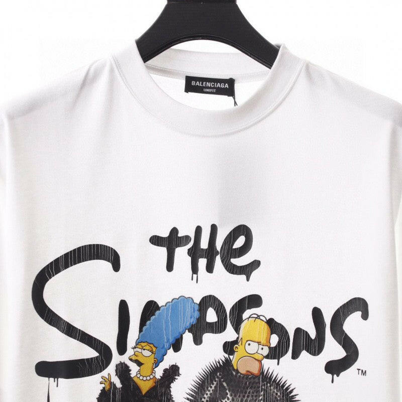 Balenciaga Simpson White T-Shirts